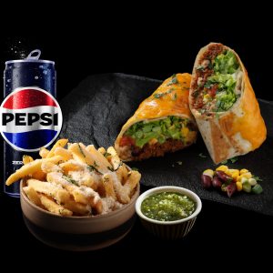 Combo Burrito Fresh Chilly con Carne