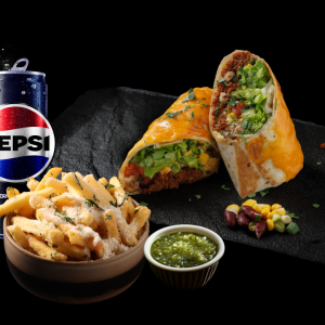 Combo Burrito Fresh Chilly con Carne